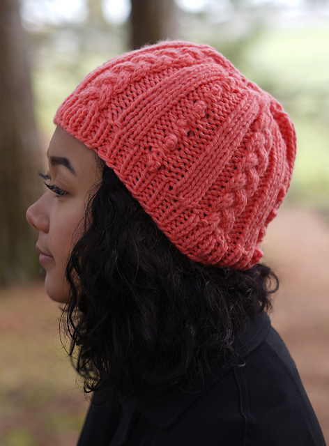 Cable and Bobble Hat