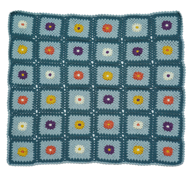 Daisy Fields Baby Blanket
