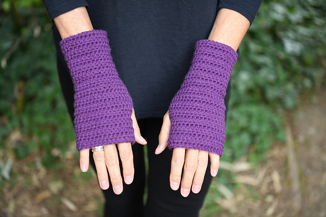 Quick Crocheted Mitts
