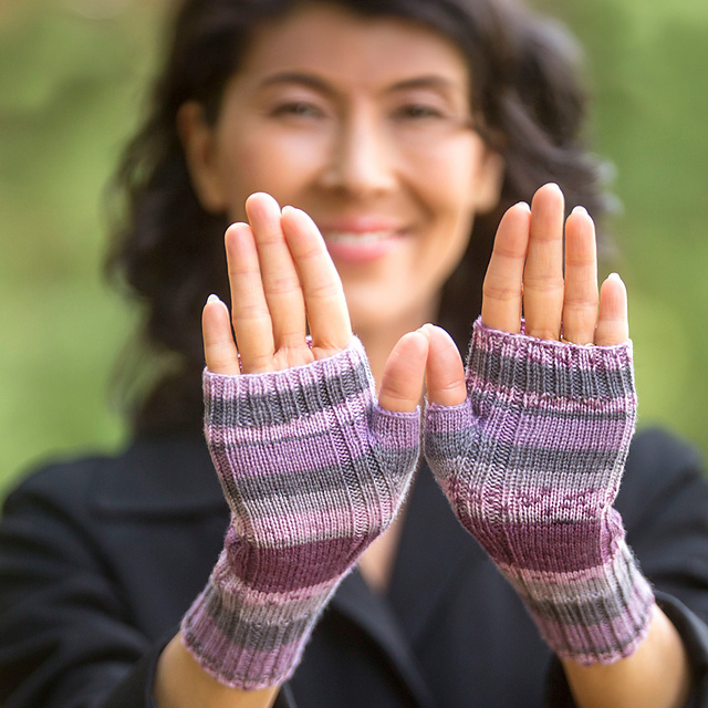 Bristlecone Fingerless Mitts