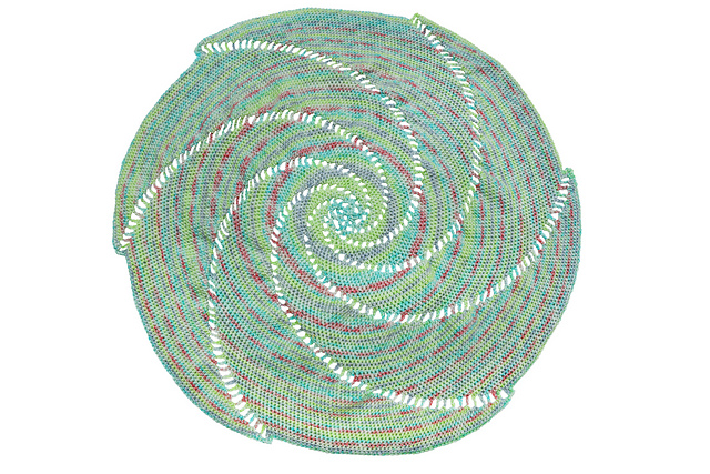 Twirling Colors Baby Blanket