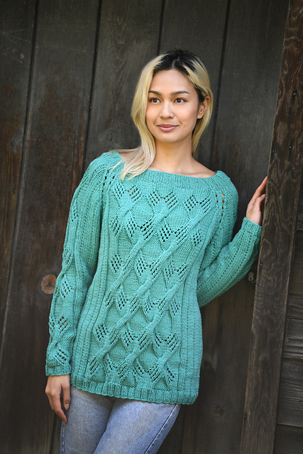 Lace Cable Raglan