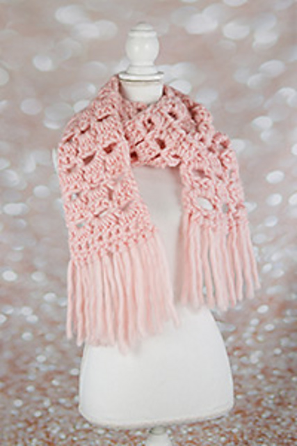 Peach Brick Scarf