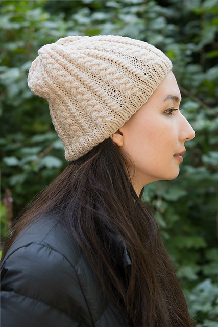 Lattice Knit Hat