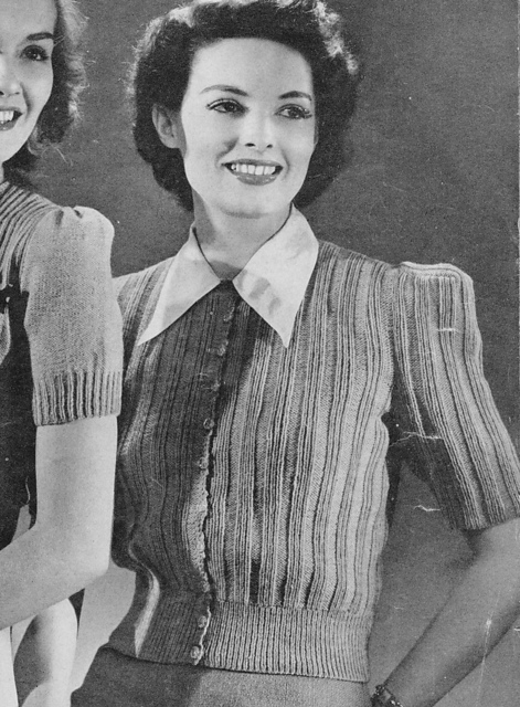 Rib Cardigan No. 3604