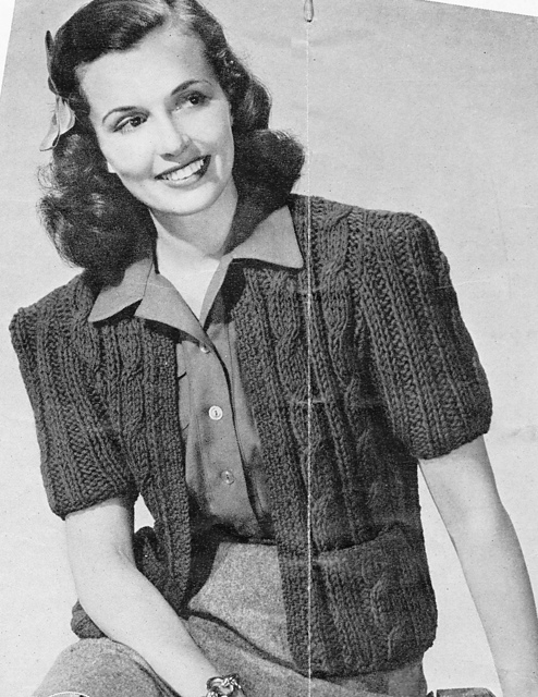 Cock O' The Walk Cardigan #1228