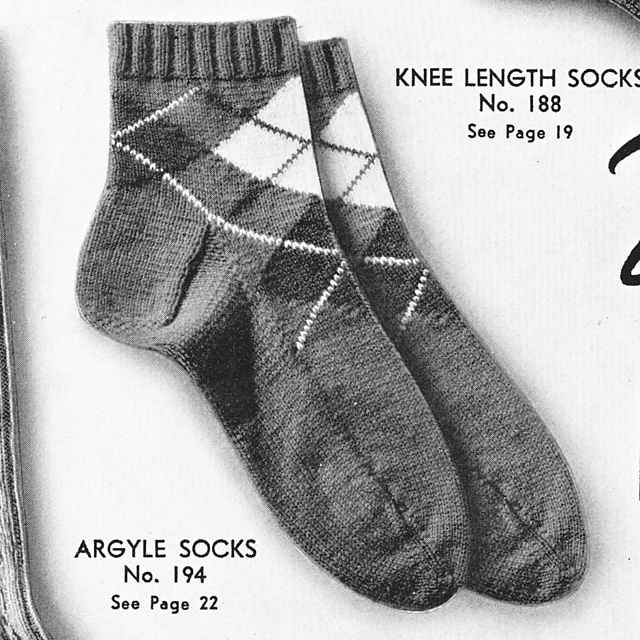 Argyle Socks No. 194