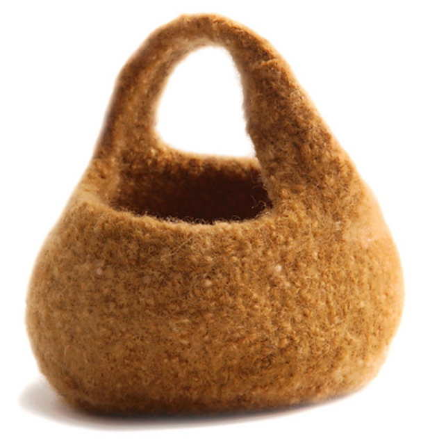 Felted Moebius Basket