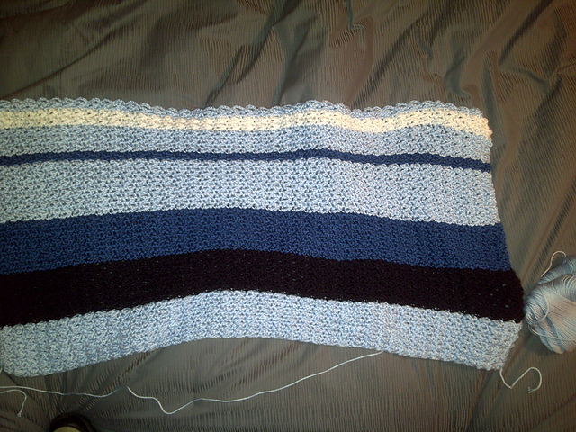 Loopy Shells Baby Blankie