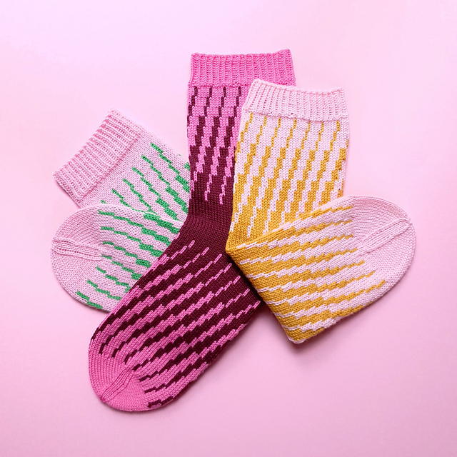 Ravelry: Burj Khalifa Socks pattern by Cat Krause