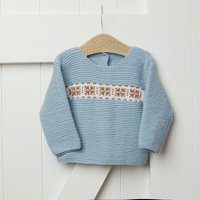 Babies Colourwork Motif Sweater