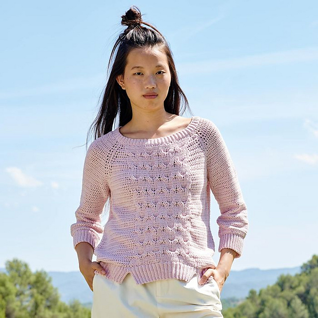 Womens Raglan Sleeve Sweater