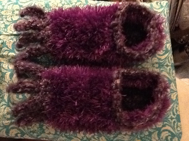Monster slippers
