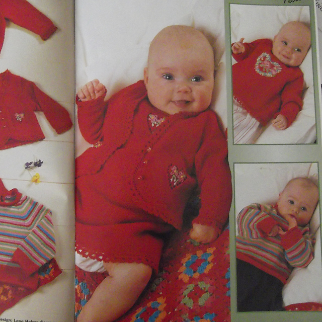 Red Jacket with lace edging