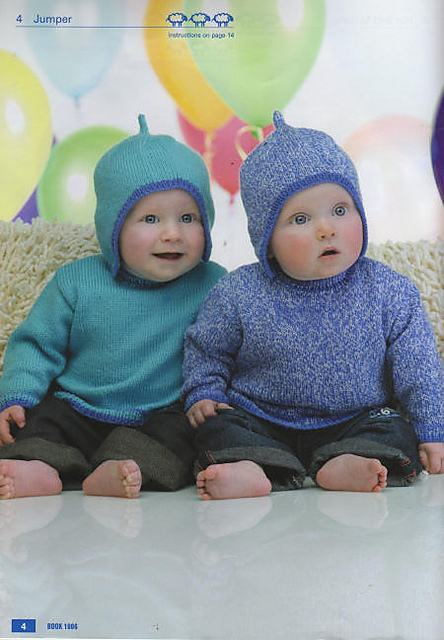 Hat with earflaps and matching mittens