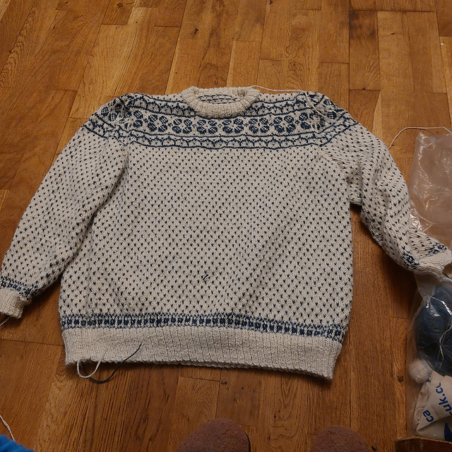 Silky Fair Isle Sweater