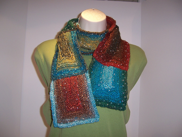 Cool To Be Square Beaded Scarf