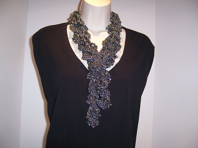 Frill Of It All Crocheted Scarf
