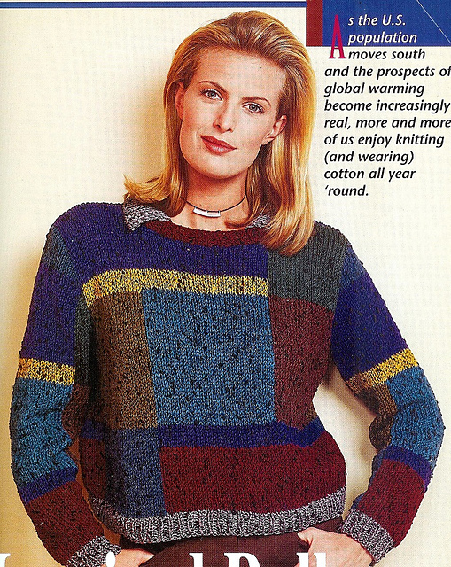 Mondrian Inspired Pullover