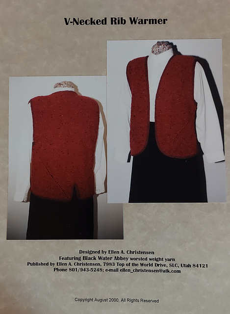 V-Necked Rib Warmer