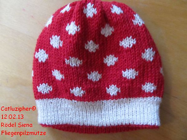 Fliegenpilzbeanie