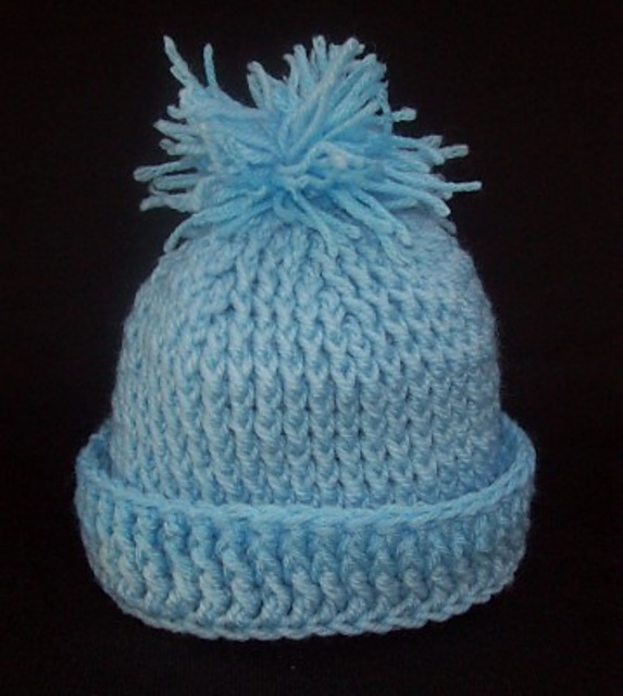 Ribbed Look Baby Beanie