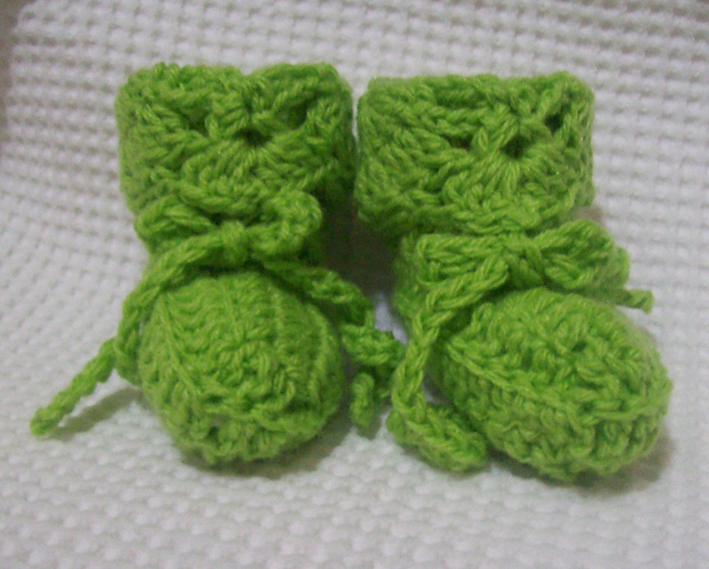 The Shy Butterfly Baby Bootie