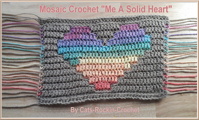 Mosaic "Me A Solid Heart"
