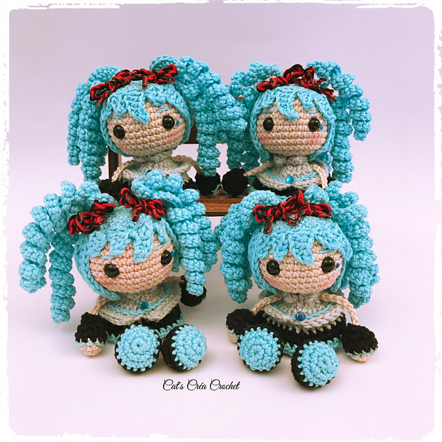 La poupée Bleue inspirée Hatsune Miku