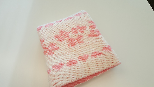 Hearts & Flowers Baby Blanket