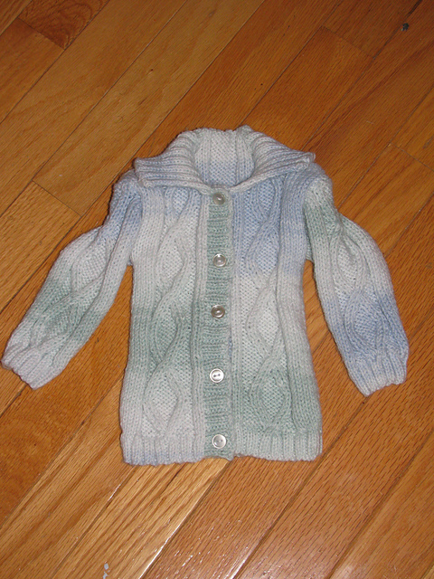 Cabled Jacket with Hood or Collar
