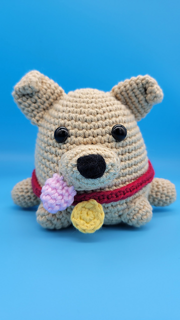 Spud the Potato Dog Amigurumi