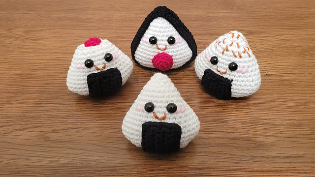 Rice Ball Amigurumi Set