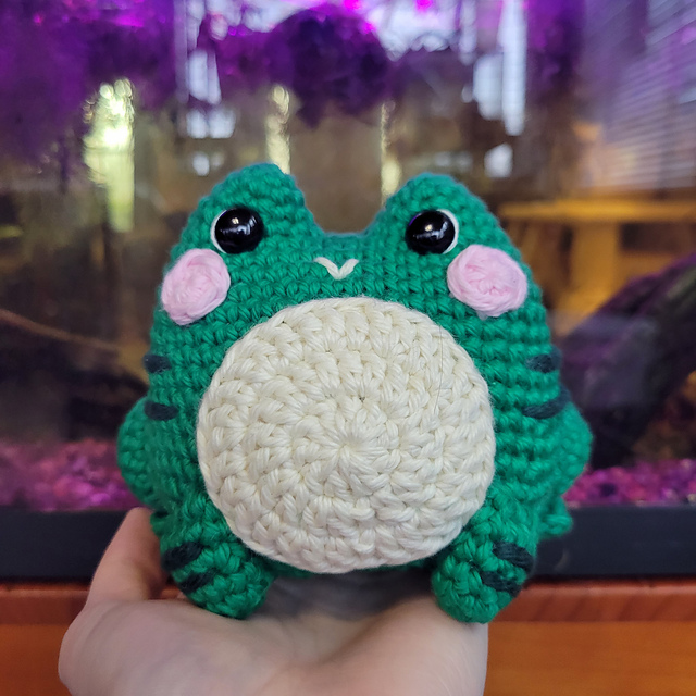 Lily the Amigurumi Frog