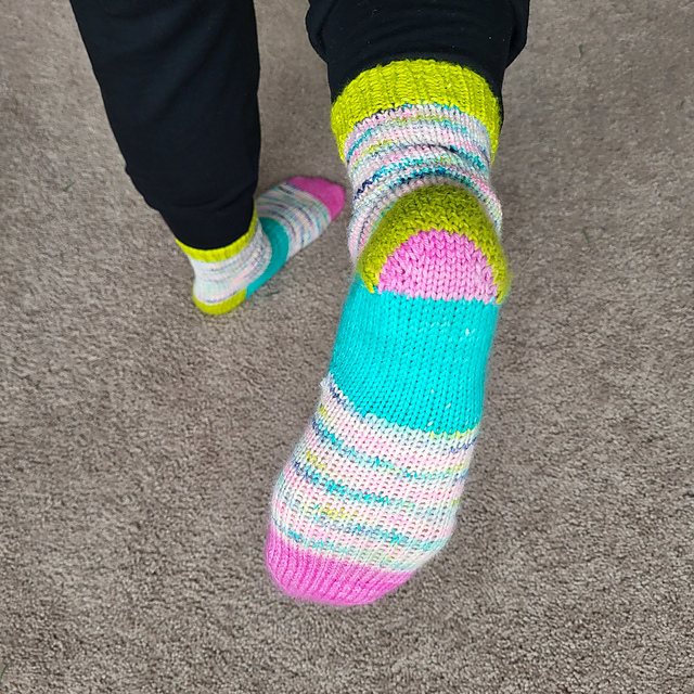Cayleen's Toe-Up Heel Flap Sock Recipe