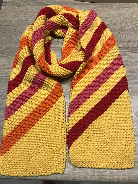 Stripey scarf