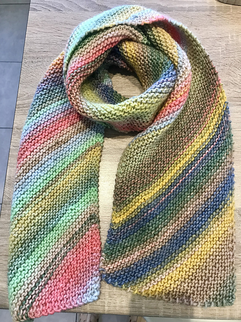 Multi coloured scarf