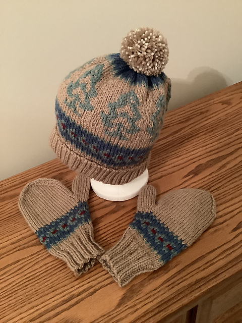 Nature's Lumberjack Hat and Mittens