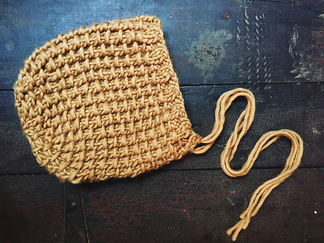 Bamboo Stitch Baby Bonnet