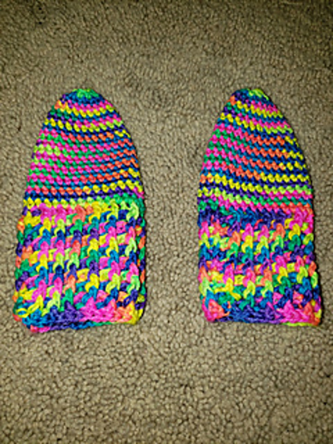 Thumbless Baby Mittens