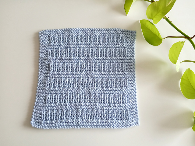 MOCK DROP STITCH Dishcloth