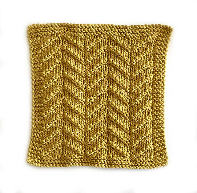 BROKEN CHEVRON dishcloth