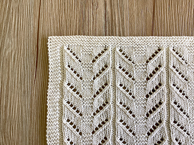 Silver Birch lace block
