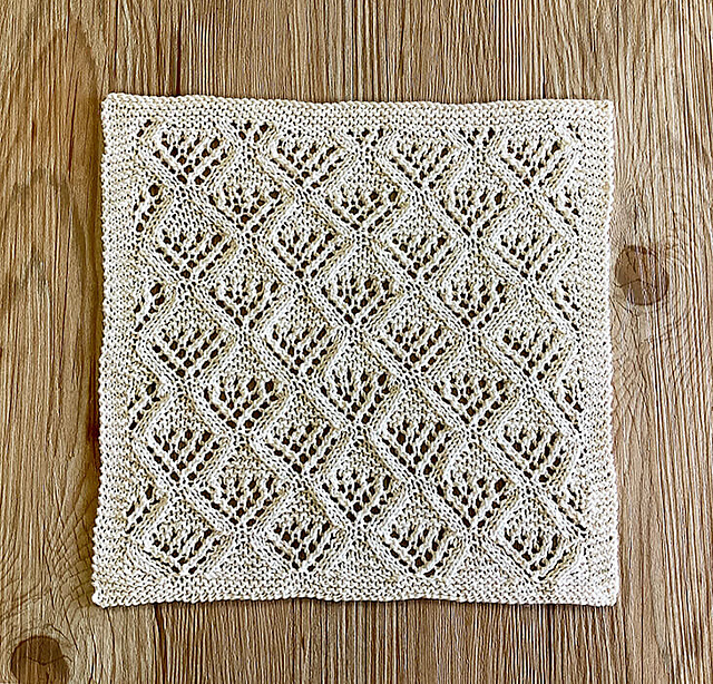 Lily Valley lace block