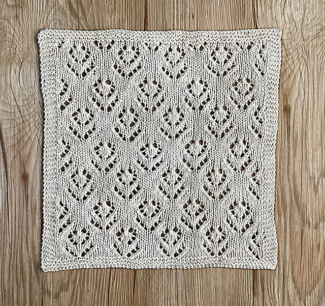 Flower Patch lace block