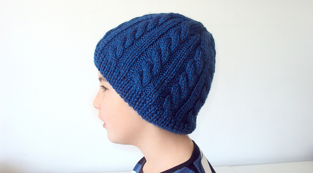 Twists and Bars Cabled Hat
