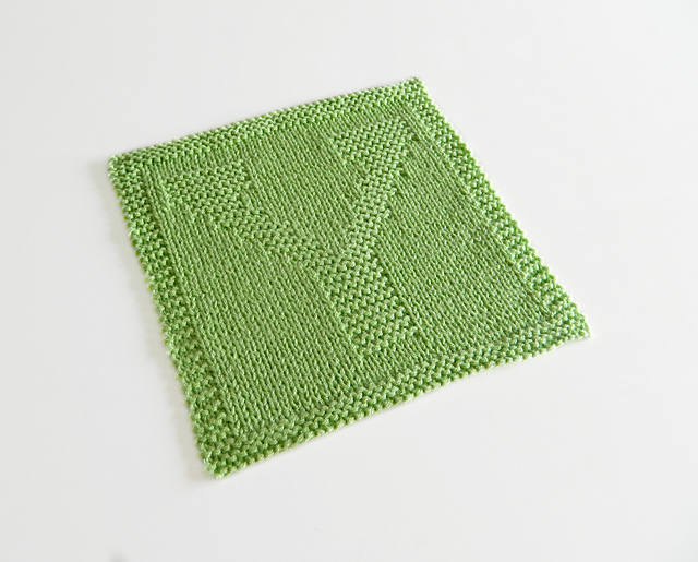 Alphabet Dishcloth: Y