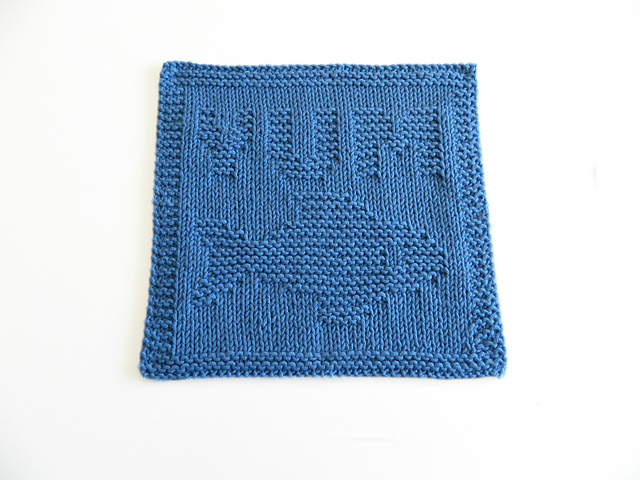 YUM FISH dishcloth
