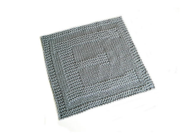 Alphabet Dishcloth: E