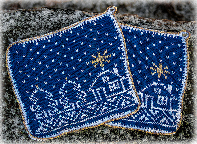 Grytekluter - Advent // Christmas Potholders